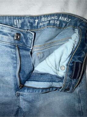 GAP Light Blue High-Rise Girls Jegging Ankle Jeans